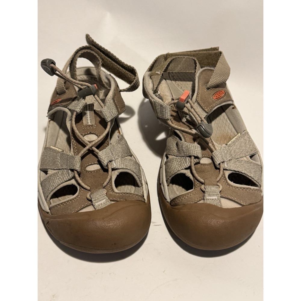 Keen 1023080 Women's Ravine H2 Safari/Coral Casual Sandal 8
